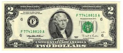 how much is a two dollar bill worth from 1995|two dollar bill valuable.